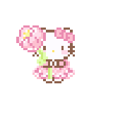 Hello Kitty·泡泡魔法·019拼豆图案