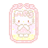 Hello Kitty·便当盒·038拼豆图案
