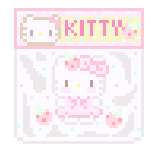 Hello Kitty·KITTY票根·031拼豆图案